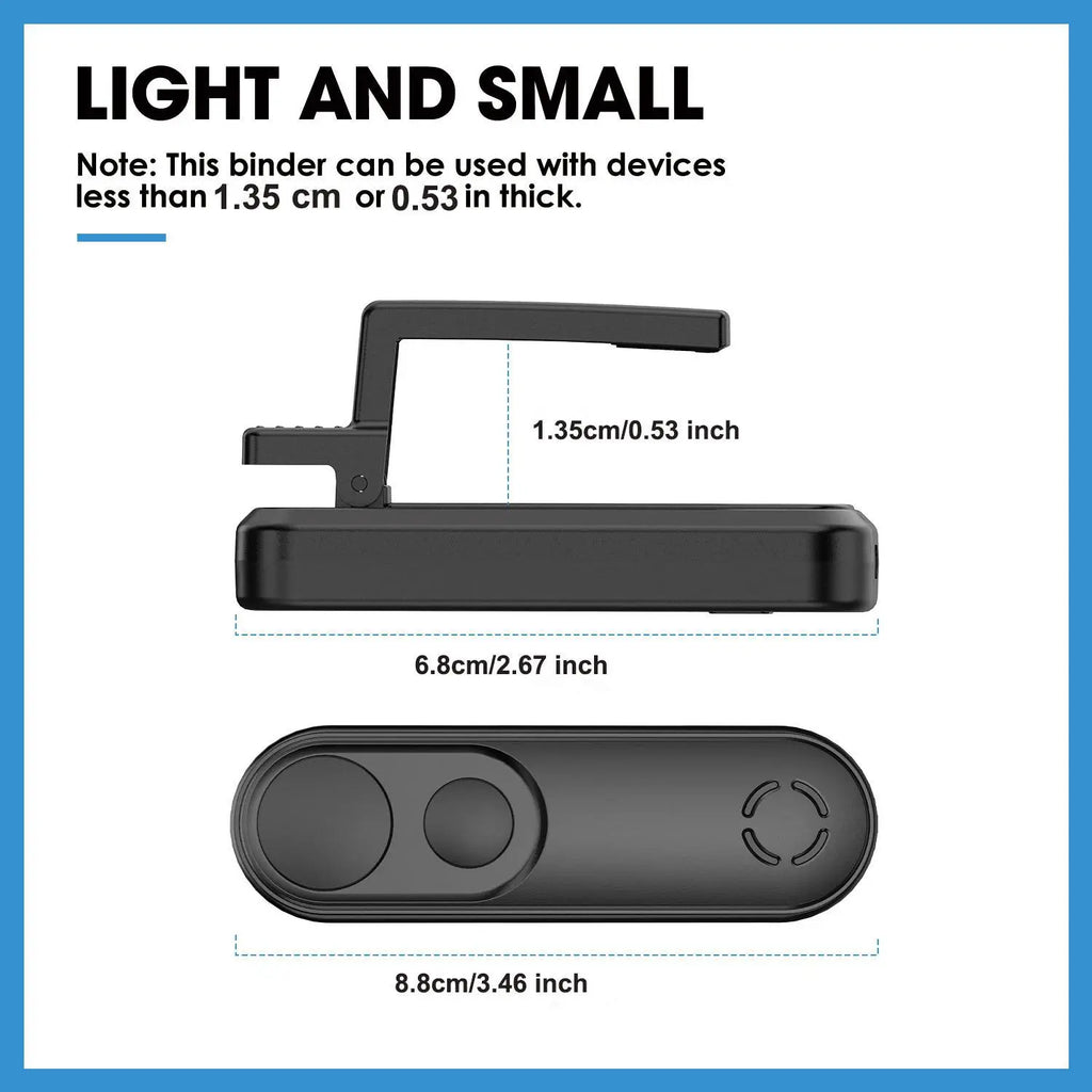 Remote-Control Page Turner for Kindle Paperwhite, Oasis and Kobo, Rechargeable Wireless Remote Clicker Accessories for Kindle, Iphone, Ipad and Android Tablets