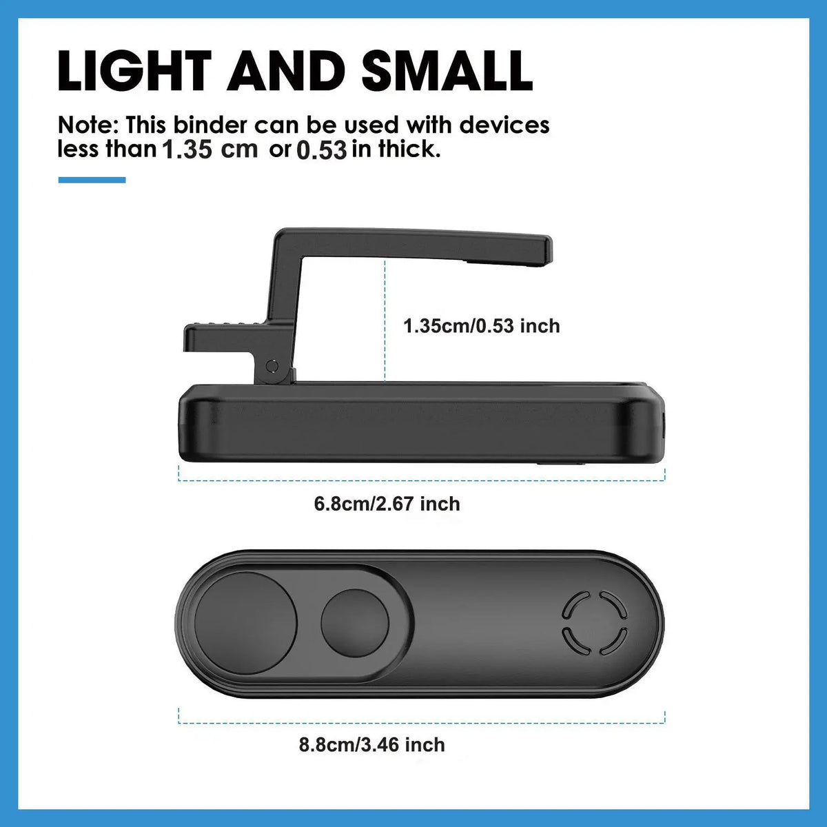 Remote-Control Page Turner for Kindle Paperwhite, Oasis and Kobo, Rechargeable Wireless Remote Clicker Accessories for Kindle, Iphone, Ipad and Android Tablets